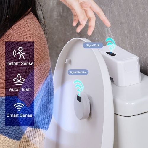 Automatic Toilet Flush Button