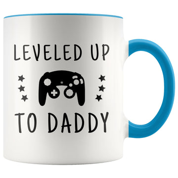Dad To Be Gift - New Daddy, New Dad Gift, Leveled Up To Daddy, Gift for Dad, Father Pregnancy Reveal, Fatherhood, Dad To Be Mug, Coffee Mug