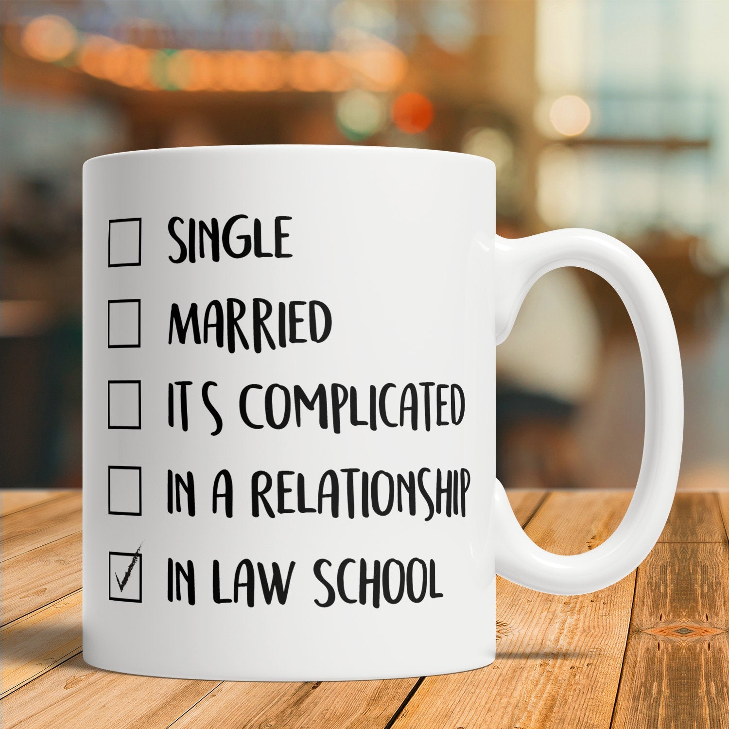 Law Faculty Gift, Legal Student gift mug cup