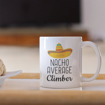Rock climbing gifts, rock climbing mug, climbing gifts for men, climbing gifts for women, gifts for climbing, climb mug, carabiner mug