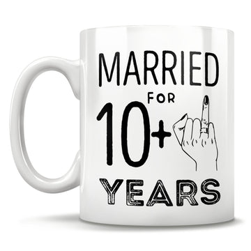 10th anniversary, 10th marriage anniversary gift mug cup