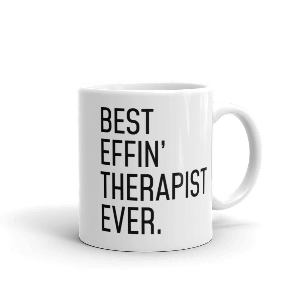 Therapist gift, therapist mug, therapist appreciation, therapist thank you, therapist cup, therapy gift, therapy mug, gift for therapist mug