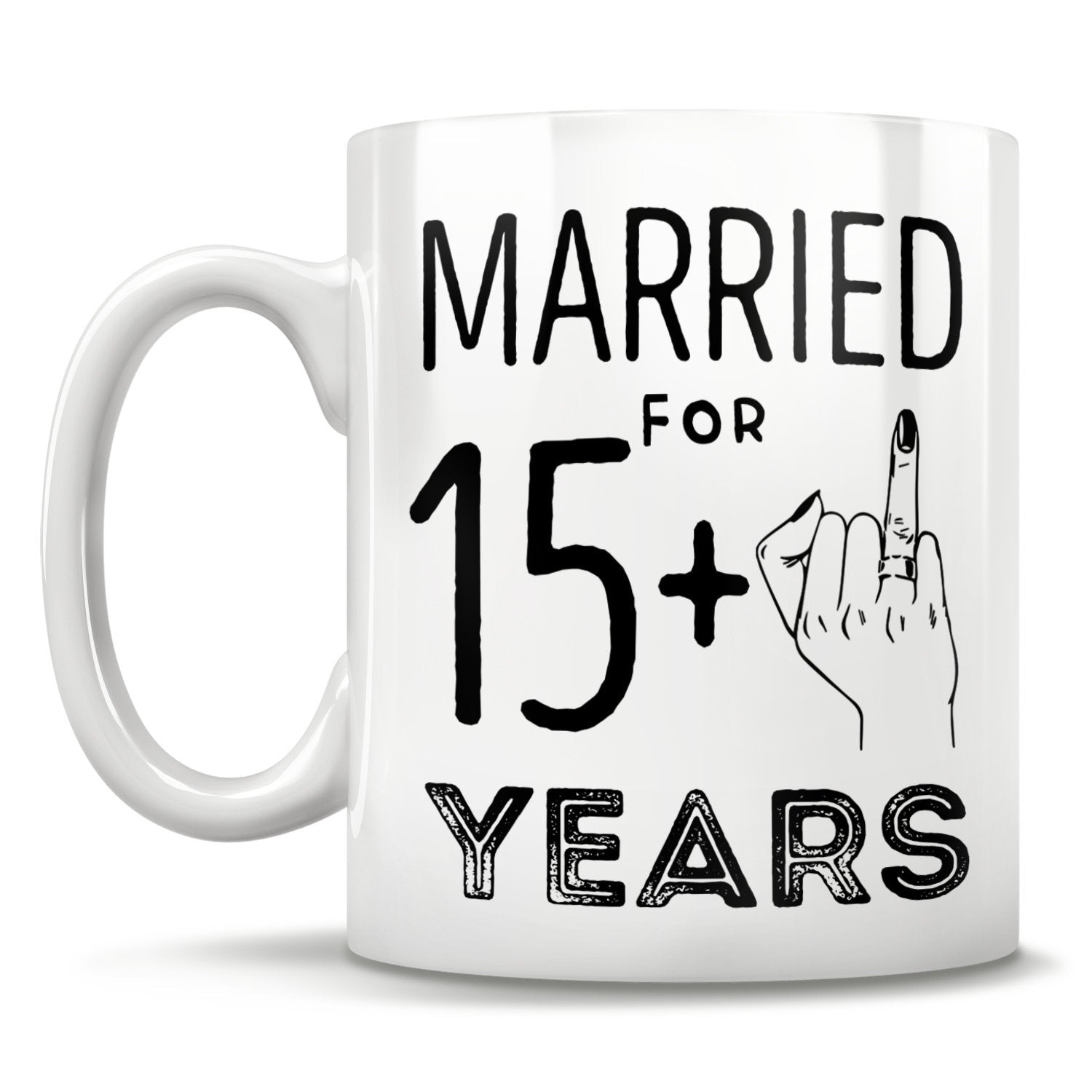 15th anniversary, 15th marriage anniversary trophy cup