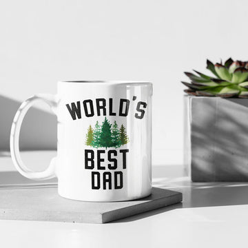 Dad Mug, Best Dad Ever, World's Best Dad, Gift from Daughter, Fathers Day Gift, Present for Dad Christmas, Dad Birthday Mug, Dad Coffee Mug